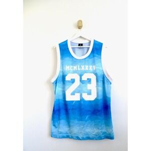 Michael Jordan North Carolina #23 Jersey MCMLXXXV 1985 Blue White XXL